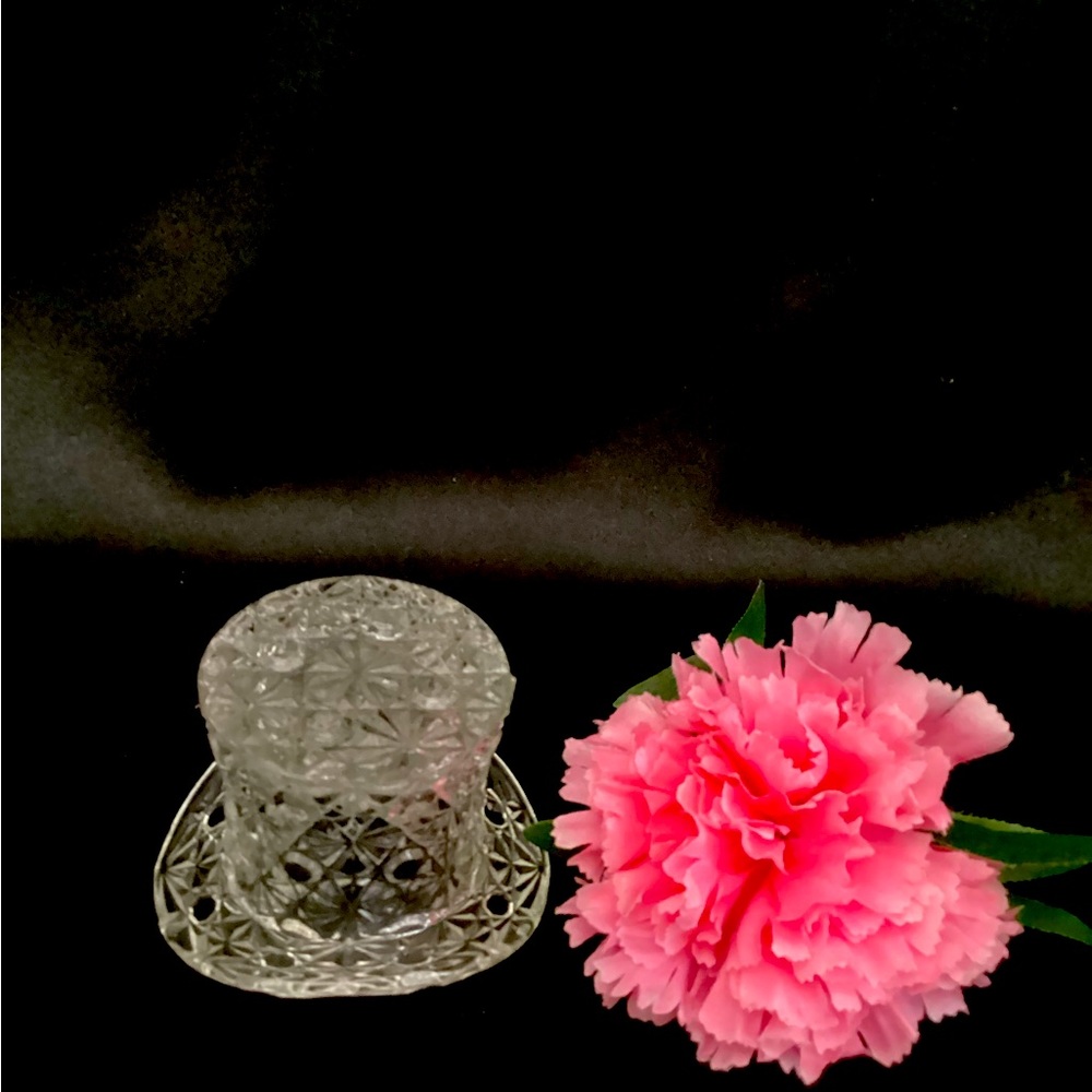 L. E. Smit Cane and Button Glass Hat